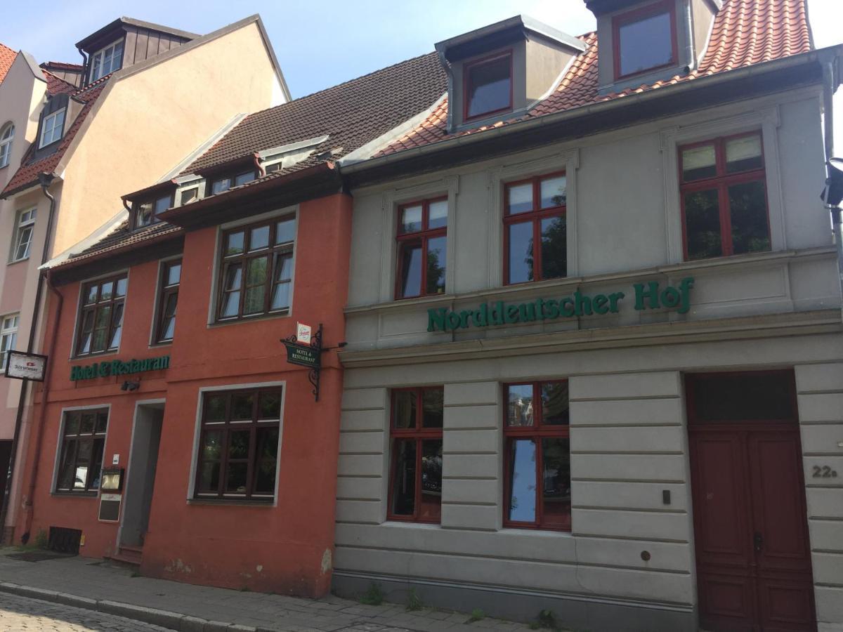Norddeutscher Hof Stralsund Exterior foto